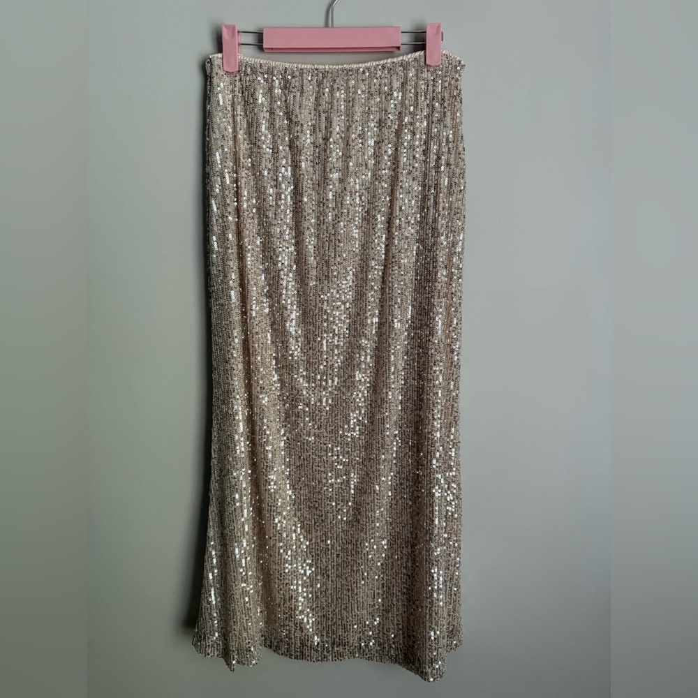 NWT Old Navy Sequin Maxi Skirt Size Medium